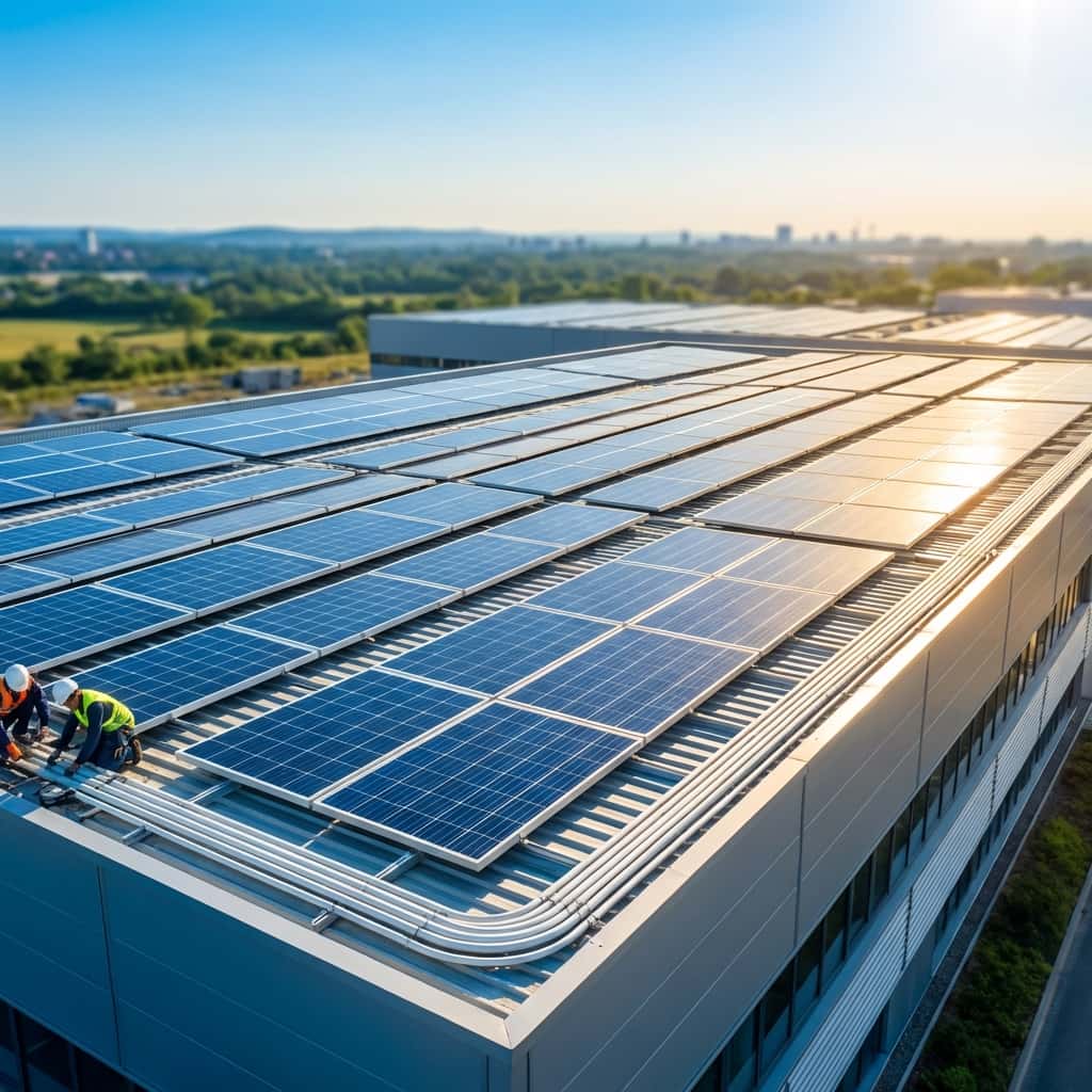 Solar Panels Background